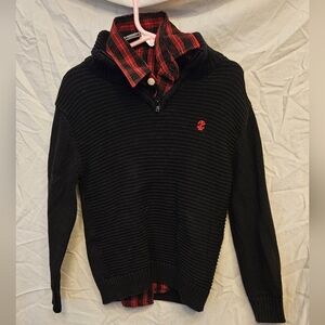 IZOD size 4/6 sweater/button down shirt